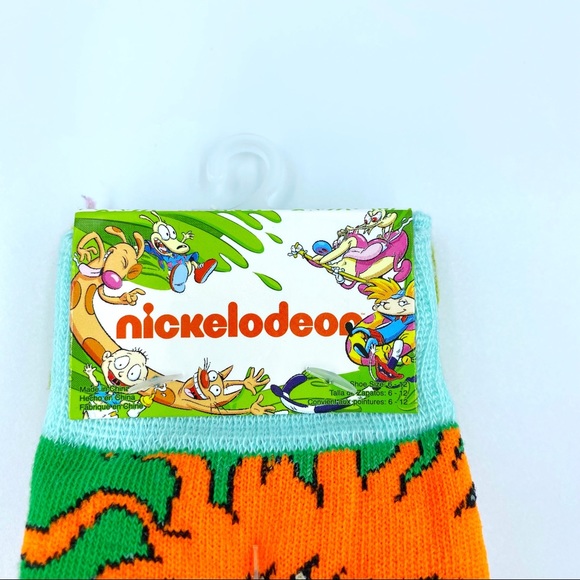New Nickelodeon Rugrats Chuckie Finster Crew Socks - Picture 2 of 5